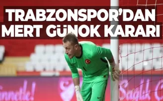 Trabzonspor'dan Mert Günok kararı