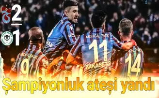 Trabzonspor'dan şampiyonluk için dev adım!