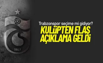 Trabzonspor'dan seçim iddialarına yanıt geldi.
