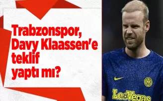 Trabzonspor, Davy Klaassen’e teklif yaptı mı?