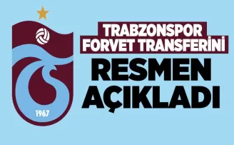 Trabzonspor forvet transferini resmen açıkladı!