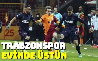Trabzonspor, Galatasaray'a karşı evinde üstün