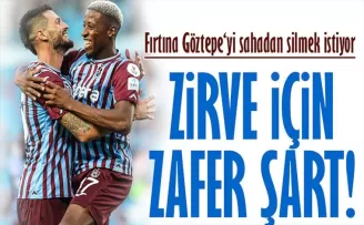 Trabzonspor, Göztepeyi Devirip Tırmanışı Sürdürmek İstiyor