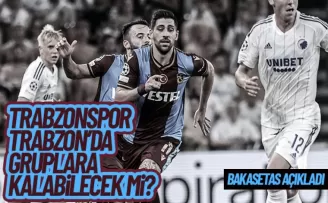 Trabzonspor gruplara kalabilecek mi? Bakasetas maç sonu açıkladı