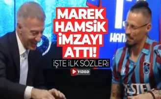 Trabzonspor Hamsik'e imzayı attırdı! İşte ilk sözleri..