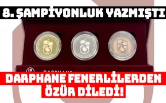 Trabzonspor hatıra parasına 8. şampiyonluk yazan Darphane özür diledi!