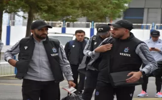Trabzonspor kafilesi Ankara'ya gitti