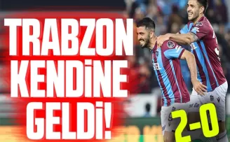 Trabzonspor kendine geldi