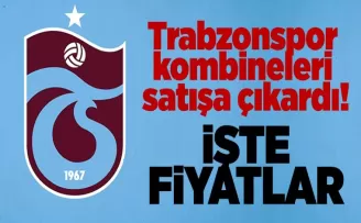Trabzonspor kombineleri satışa çıkardı! İşte fiyatlar...