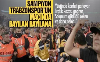 Trabzonspor maçı öncesi heyecana dayanamadılar.. Çoğu bayıldı...