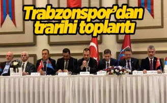 Trabzonspor tarihin en önemli toplantılarından birisi gerçekleştirildi!