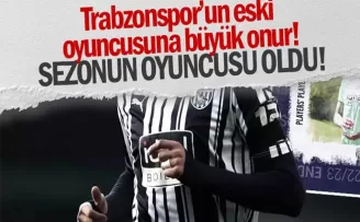 Trabzonspor’un eski oyuncusuna büyük onur! Sezonun futbolcusu oldu
