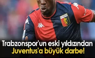 Trabzonspor’un eski yıldızından Juventus’a büyük darbe!