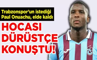 Trabzonspor’un istediği Paul Onuachu, elde kalınca hocası dürüstçe konuştu...