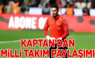 Trabzonspor’un kaptanından A Milli Takım paylaşımı
