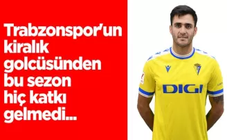 Trabzonspor’un kiralık golcüsünden bu sezon hiç katkı gelmedi...