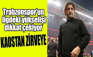 Trabzonspor’un ligdeki yükselişi dikkat çekiyor. Fatih Tekke Etkisi!