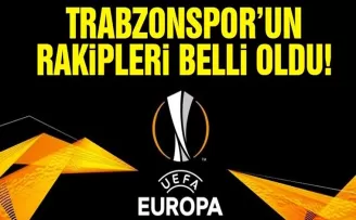 Trabzonspor'un rakipleri belli oldu