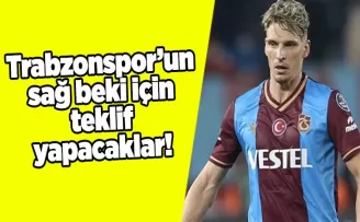 Trabzonspor’un sağ beki için teklif yapacaklar!