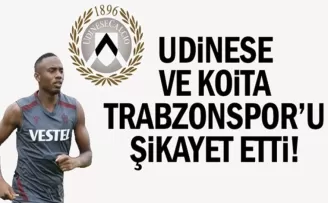 Trabzonspor’un Udinese ve Koita ile başı dertte