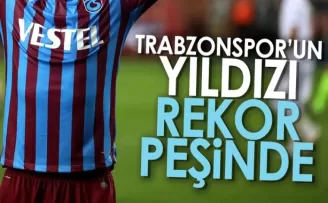 Trabzonspor'un yıldızı rekor peşinde
