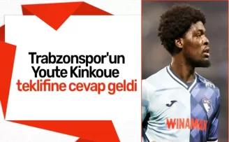 Trabzonspor’un Youte Kinkoue teklifine cevap geldi