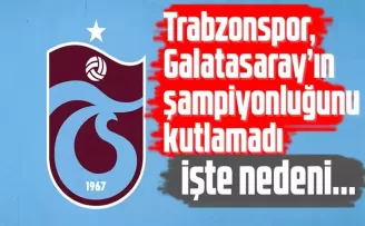 Trabzonspor yapılanı unutmadı