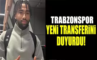 Trabzonspor yeni transferini duyurdu!