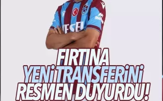 Trabzonspor yeni transferini resmen duyurdu!