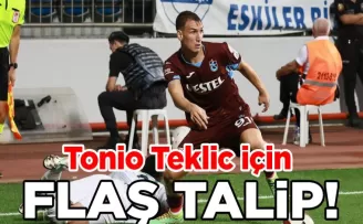 Trabzonsporlu futbolcu Tonio Teklic için flaş talip!