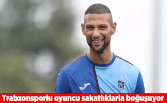 Trabzonsporlu oyuncu sakatlıklarla boğuşuyor