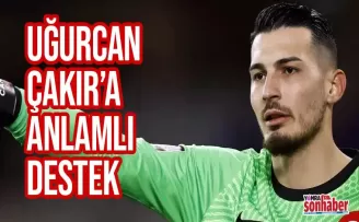 Trabzonsporlu Uğurcan Çakır'a anlamlı destek