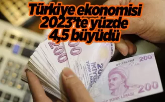TÜİK açıkladı! Türkiye ekonomisi 2023’te yüzde 4,5 büyüdü