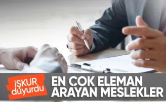 Türkiye’de en çok aranan ve iş bulunan meslekler sıralandı
