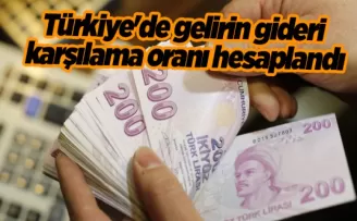 Türkiye’de gelirin gideri karşılama oranı hesaplandı: Son 20 yılın dibi!