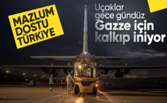 Türkiye’den Gazze’ye yardım eli: Bir uçak dolusu yardım daha yola çıktı!