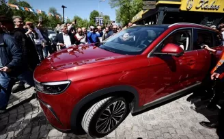 Türkiye’nin yerli otomobili Togg Düzce’de tanıtıldı