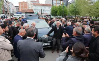 Türkiye’nin yerli otomobili Togg, Havza’da tanıtıldı