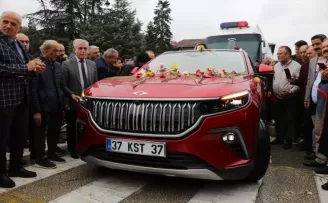 Türkiye’nin yerli otomobili Togg, Kastamonu’da tanıtıldı
