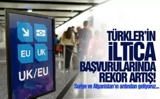 Türklerin iltica başvurularında rekor artış