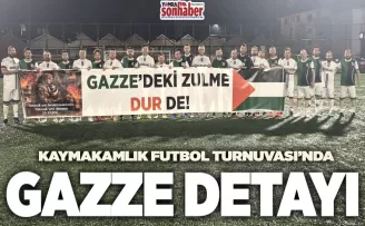 Turnuva’da Gazze detayı!