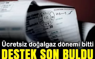 Ücretsiz Doğalgaz Desteği Sonlandırıldı: Faturalara Ek Destek Son Buldu
