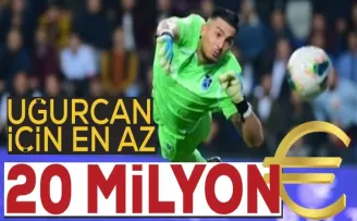 Uğurcan Çakır için en az 20 Milyon Euro!