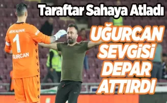 Uğurcan Çakır sevgisi 80 metre depar attırdı!