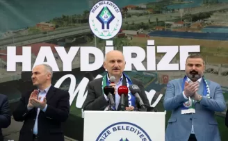 Ulaştırma ve Altyapı Bakanı Karaismailoğlu, Rize’de konuştu: