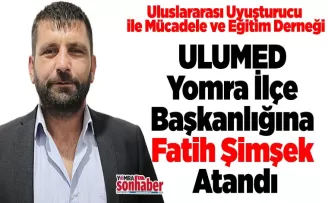 ULUMED Yomra  İlçe Başkanlığına  Fatih Şimşek Atandı