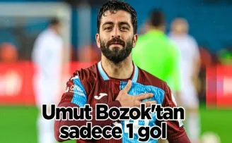 Umut Bozok’tan sadece 1 gol