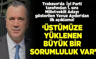 “Üstümüze yüklenen büyük sorumluluk var...“