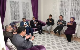 Vali Gürel'den şehit yakınları ve gazilere ziyaret