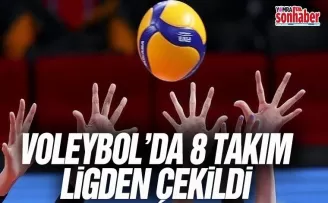 Voleybolda 8 takım liglerden çekildi